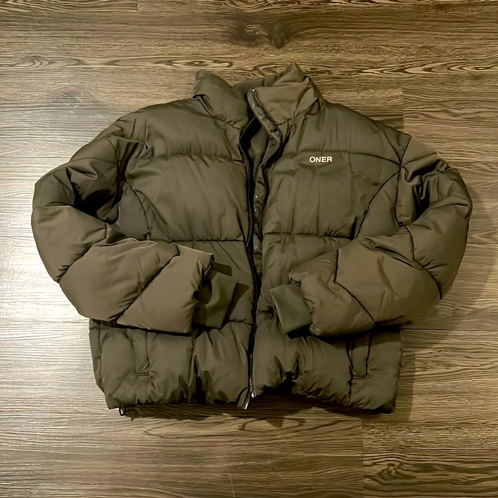 Oner Active Olive Puffer Jacket